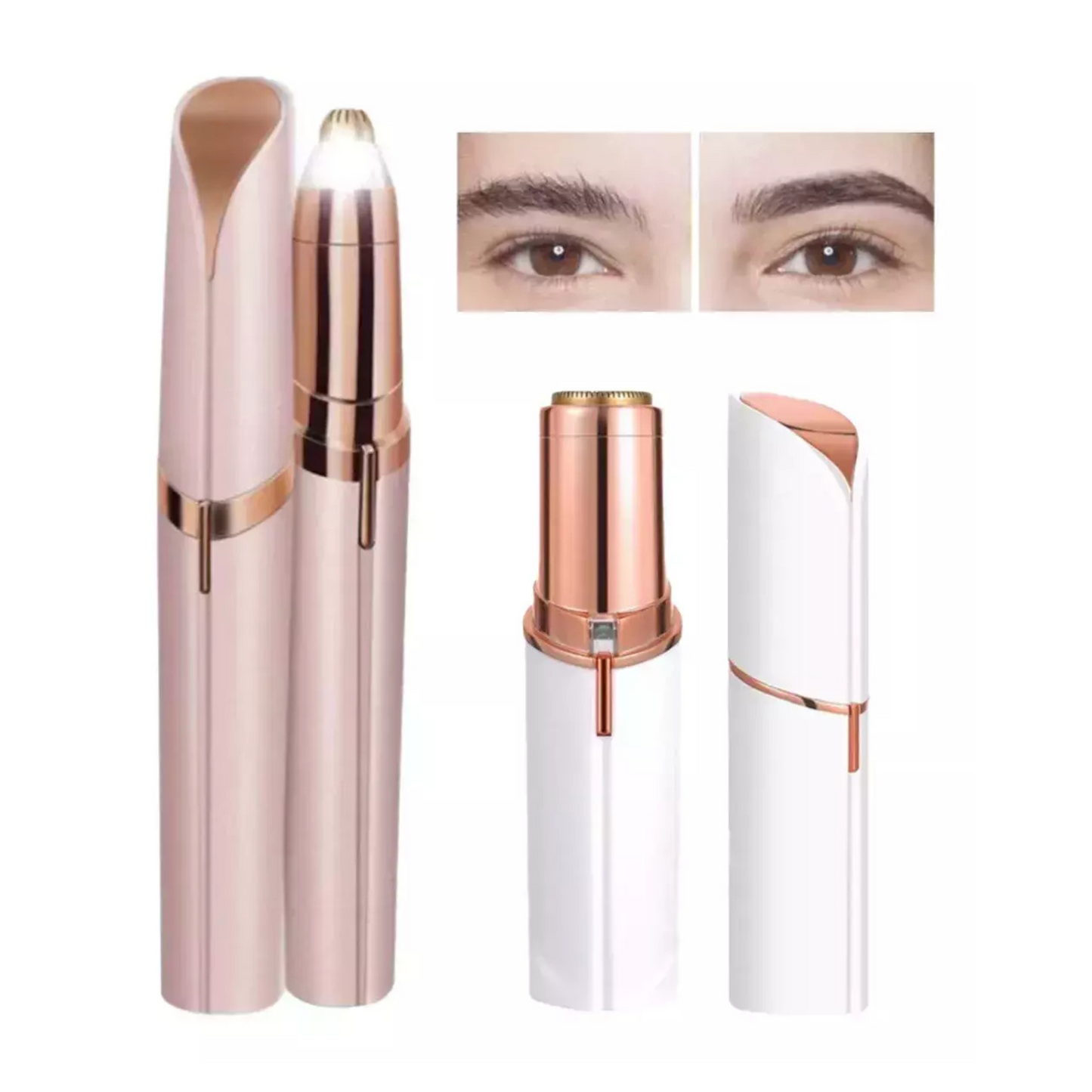 Combo LuxeGlow® 2x1 - Depiladora facial y de cejas