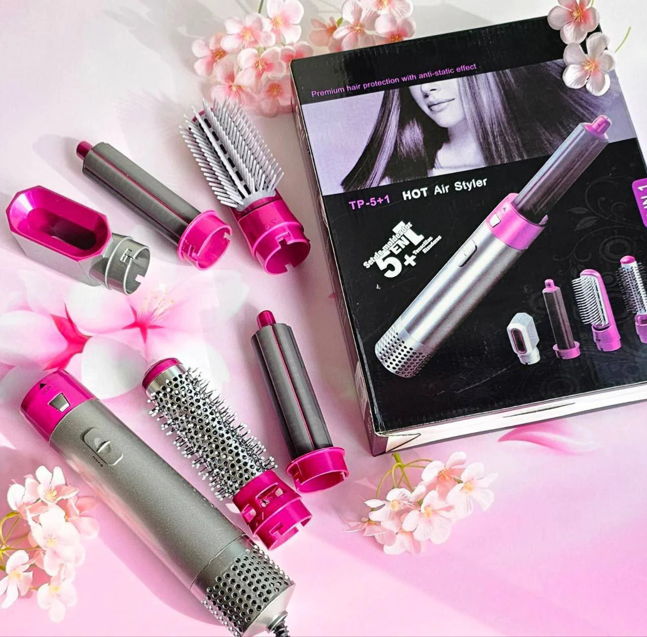 LuxeStyler® - Cepillo Alisador Profesional 5 en 1