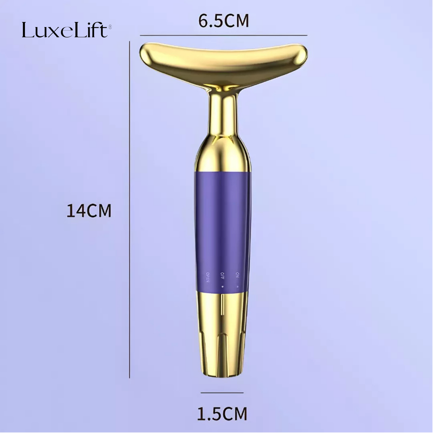 LuxeLift® - 2x1 Masajeador Facial Media Luna Rejuvenecedor Lifting