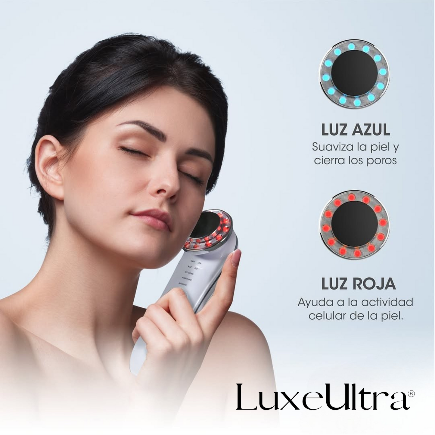 LuxeUltra® - Masajeador Facial AntiManchas