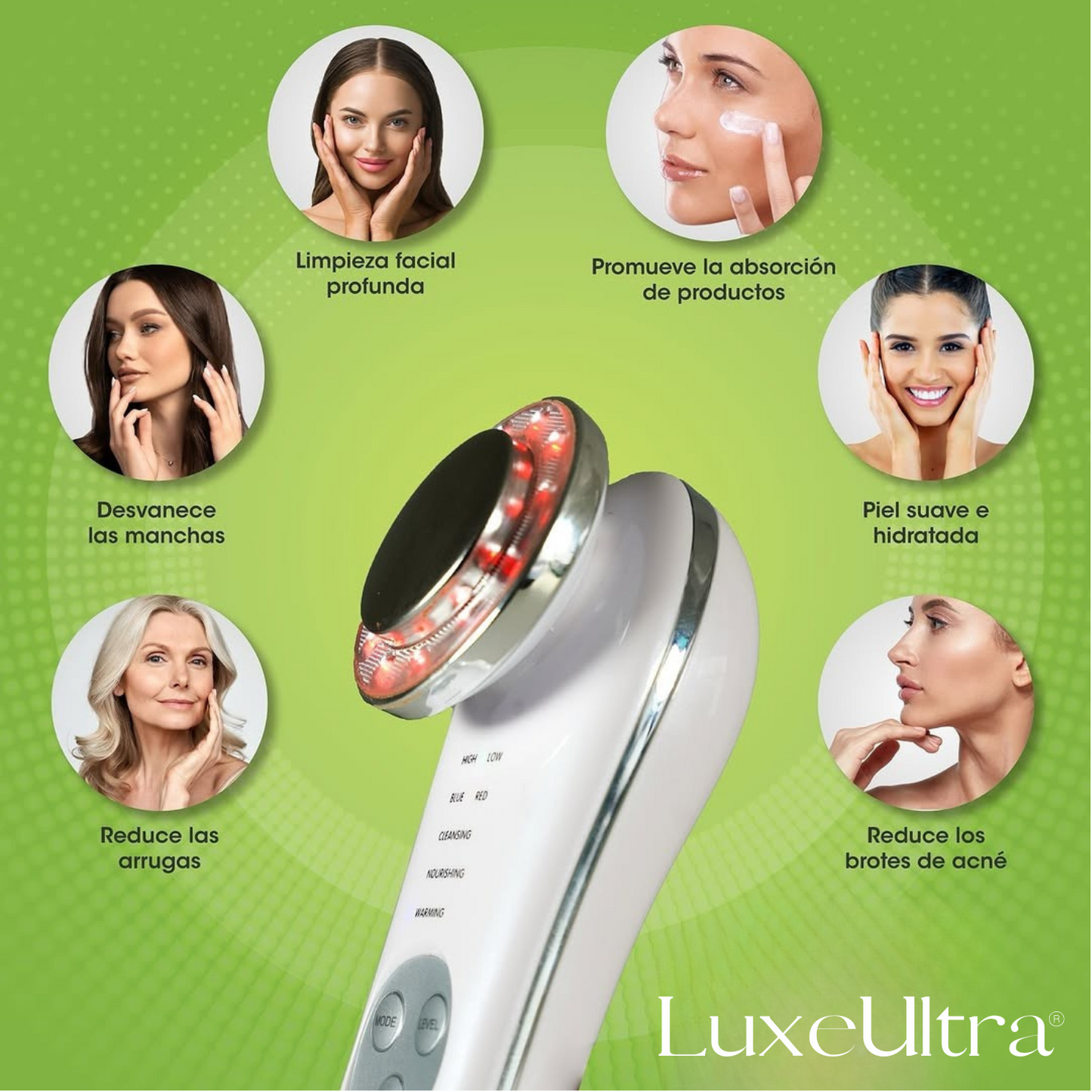 LuxeUltra® - Masajeador Facial AntiManchas