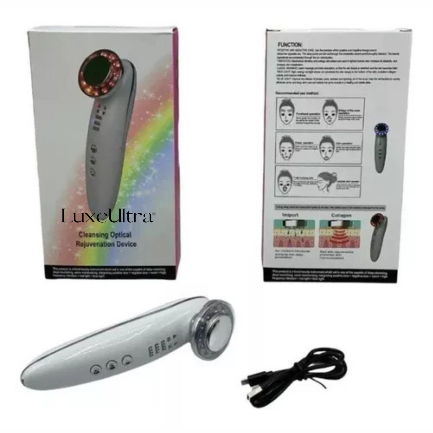 LuxeUltra® - Masajeador Facial AntiManchas