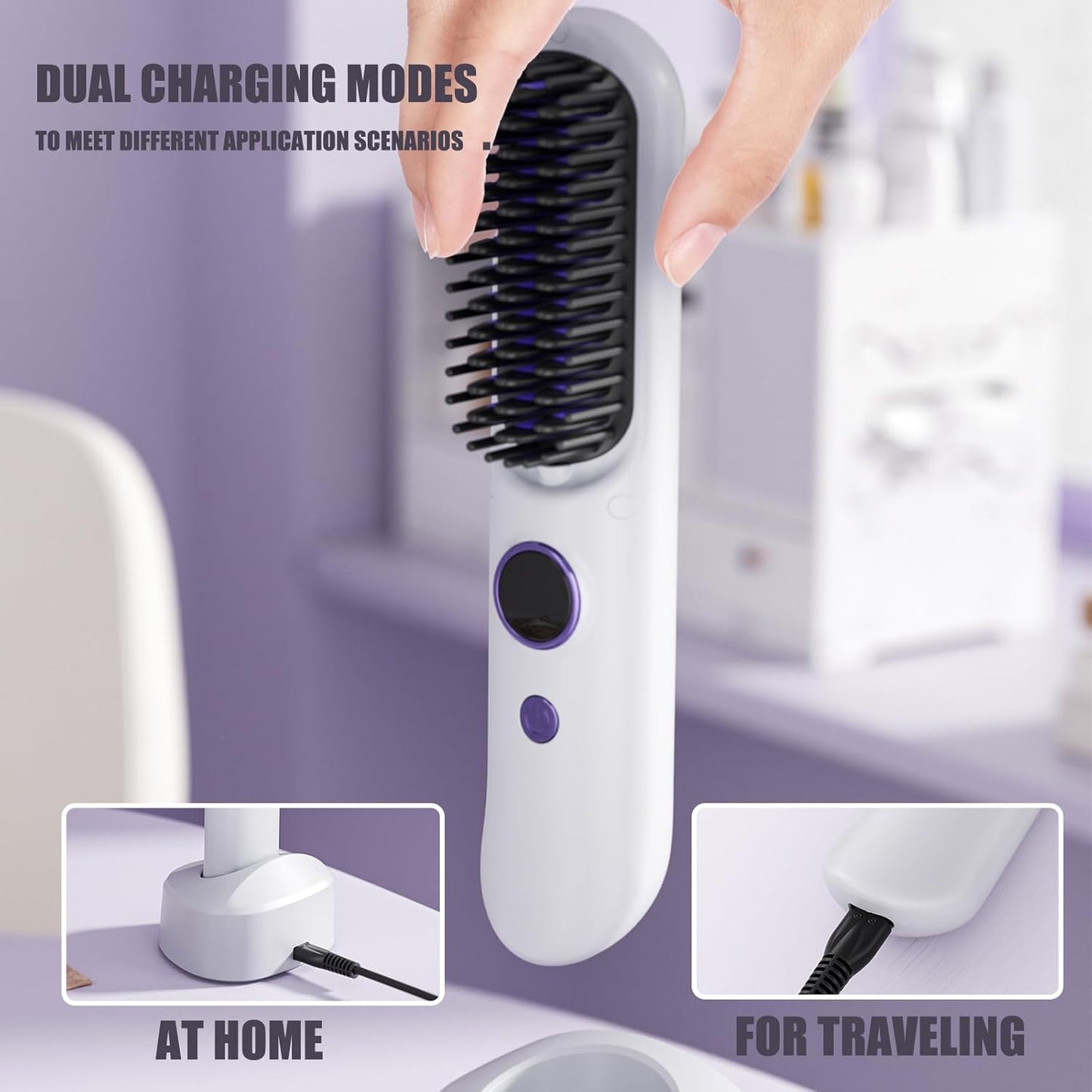 Luxe® MiniComb - Cepillo alisante portátil