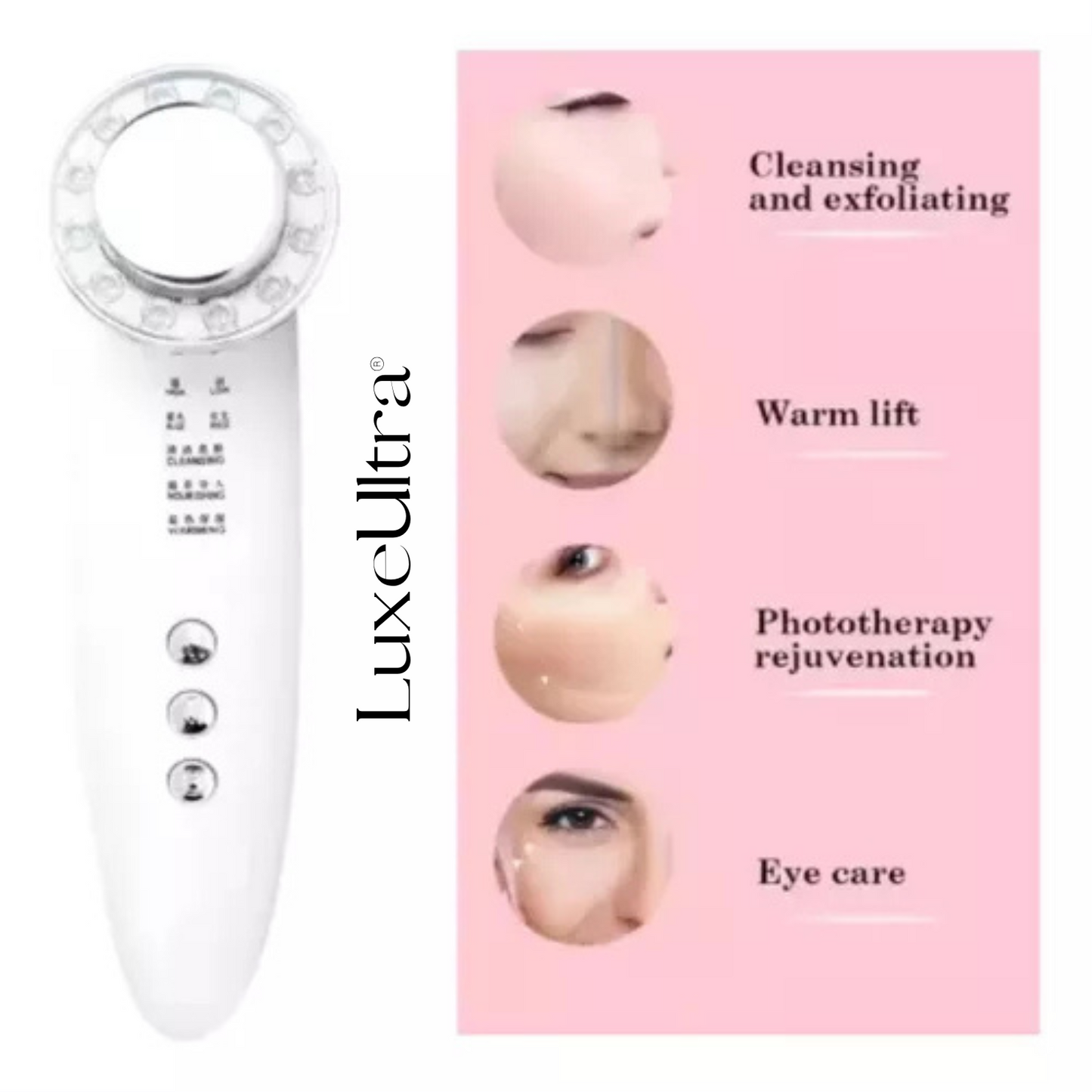 LuxeUltra® - Masajeador Facial AntiManchas