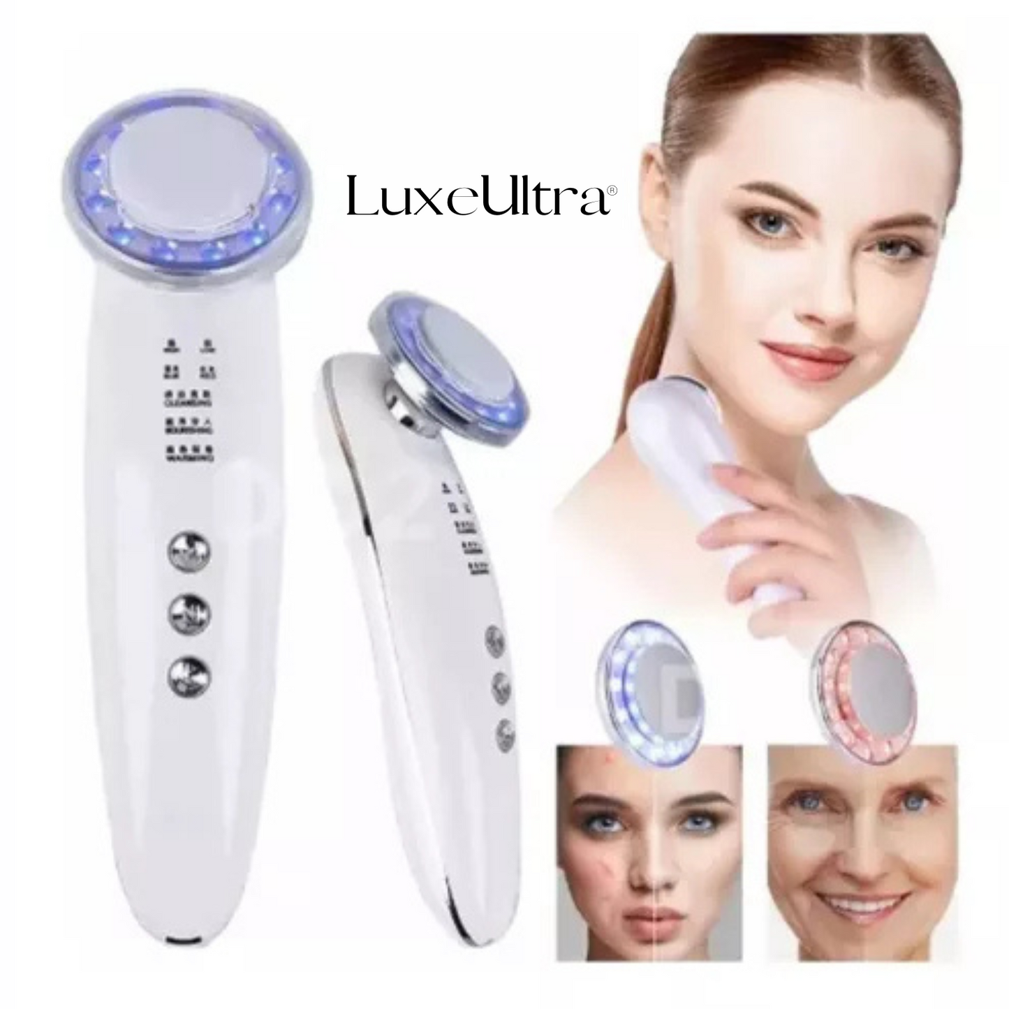 LuxeUltra® - Masajeador Facial AntiManchas