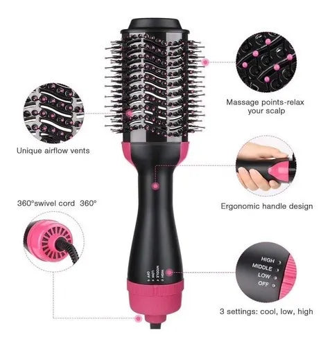 One Step® 3 en 1 – Cepillo Secador, Alisador y Voluminizador