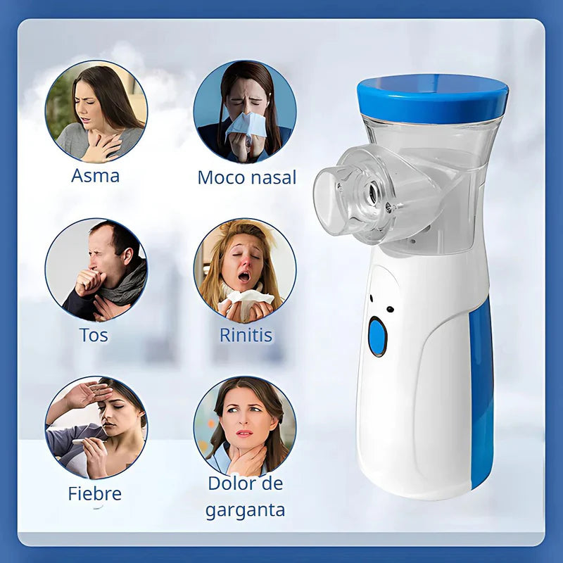 NanoMist™ – Nebulizador Portátil Ultrasónico