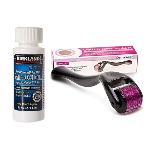 Minoxidil Kirkland® + Dermaroller de Regalo