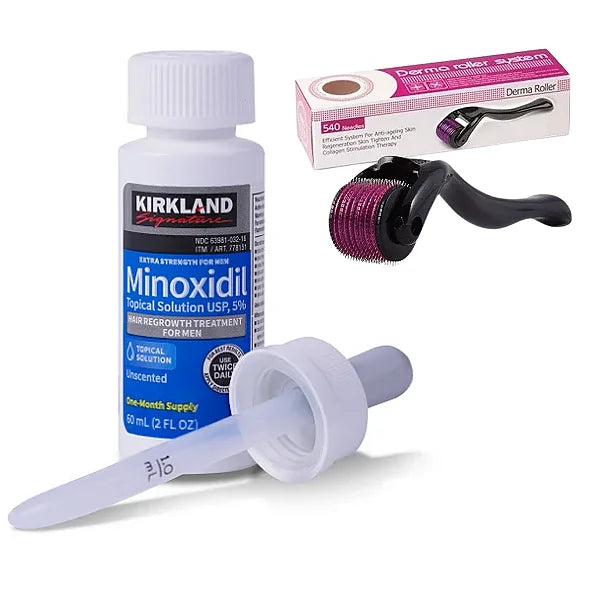 Minoxidil Kirkland® + Dermaroller de Regalo