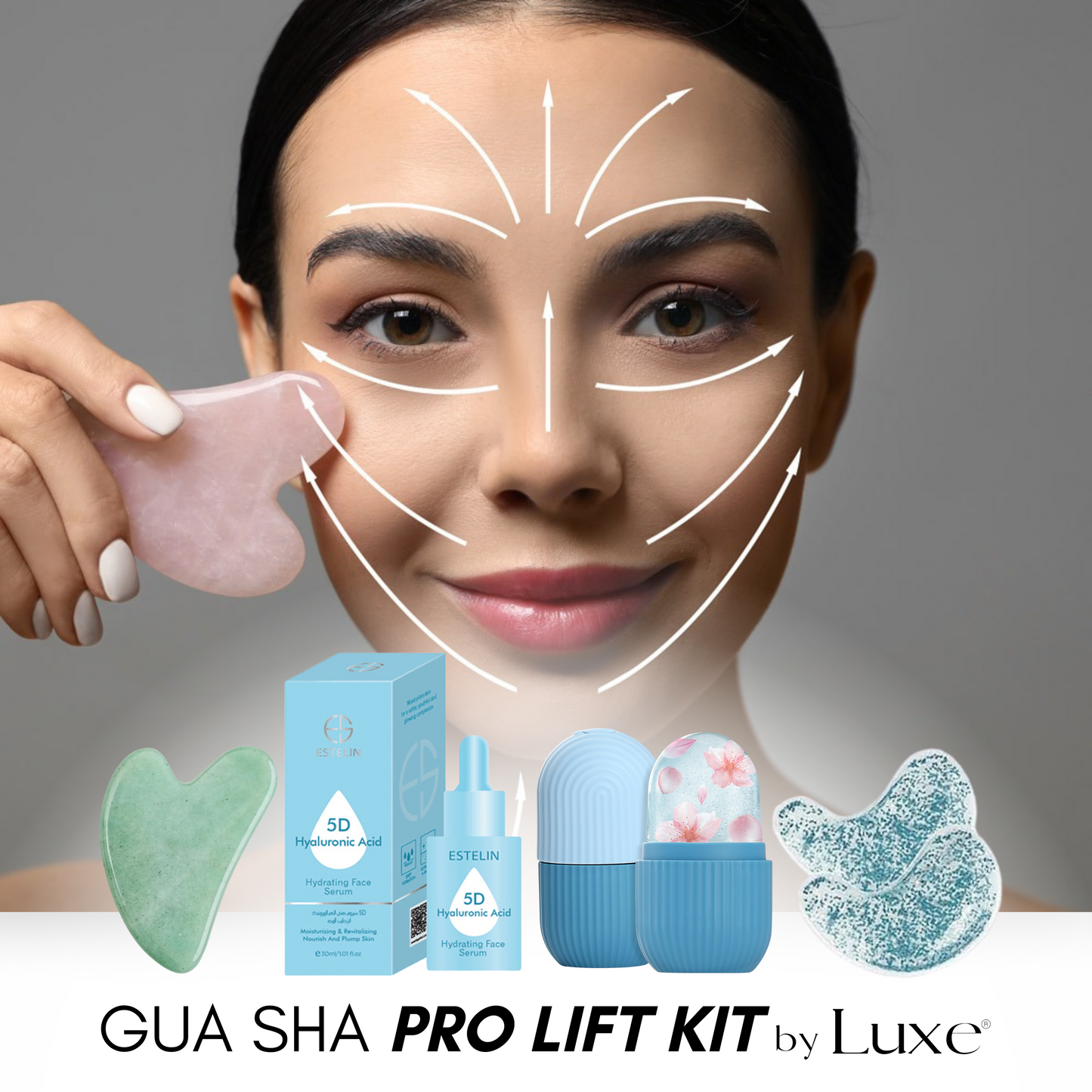 Gua Sha Pro Lift Kit by Luxe