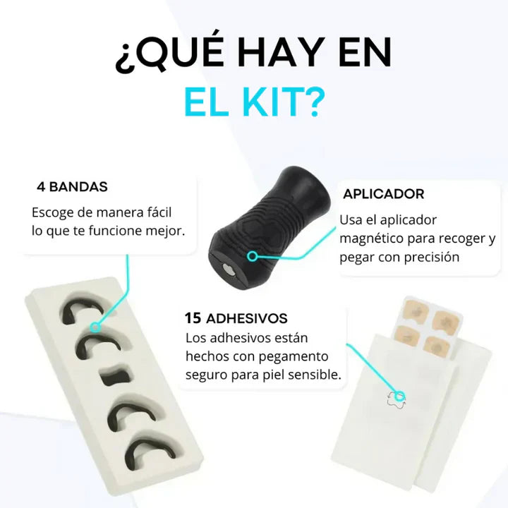 AirMag™ – Tiras Nasales Magnéticas (15 pares en Total)