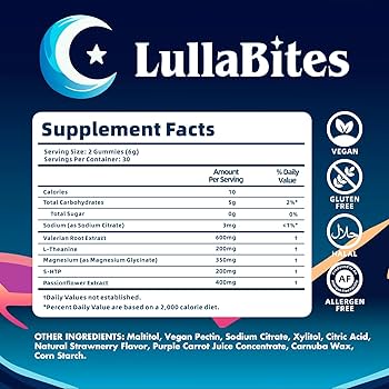 Lulla Bites® | Gomitas de Bienestar Nocturno