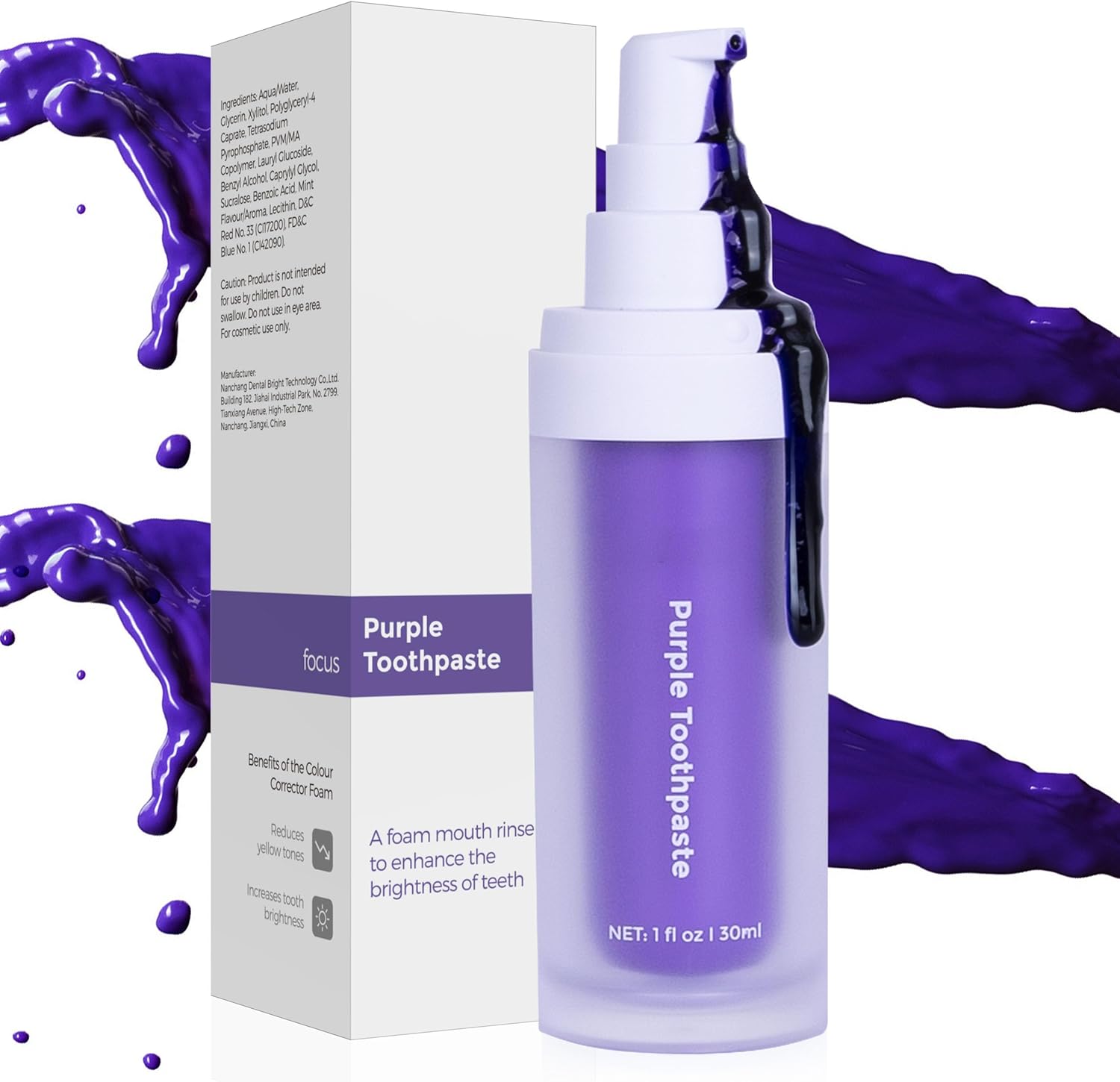 PurpleSmile® | Pasta Dental Correctora de Color