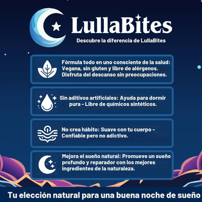 Lulla Bites® | Gomitas de Bienestar Nocturno