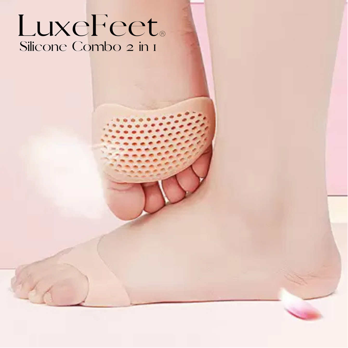 LuxeFeet® - Combo de Almohadillas de Silicona