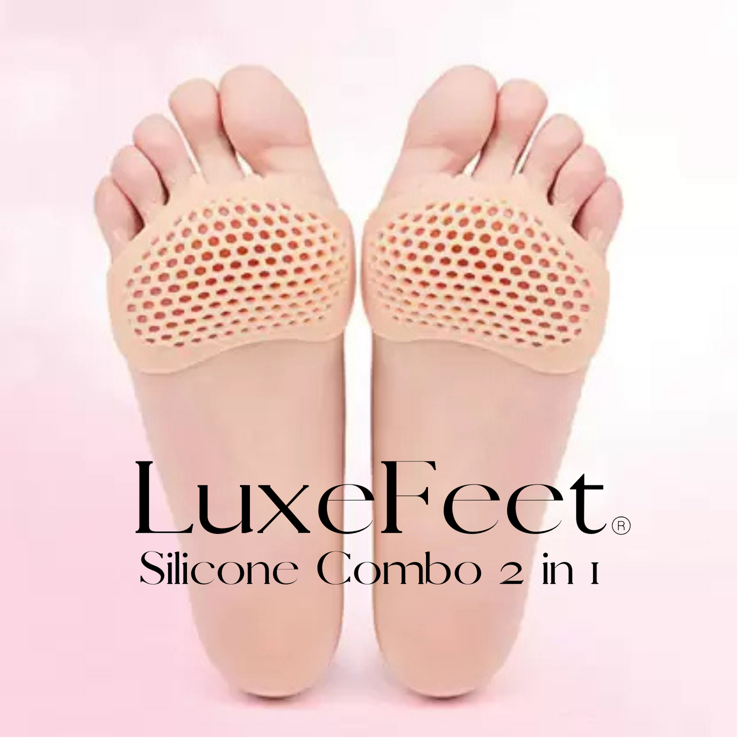 LuxeFeet® - Combo de Almohadillas de Silicona