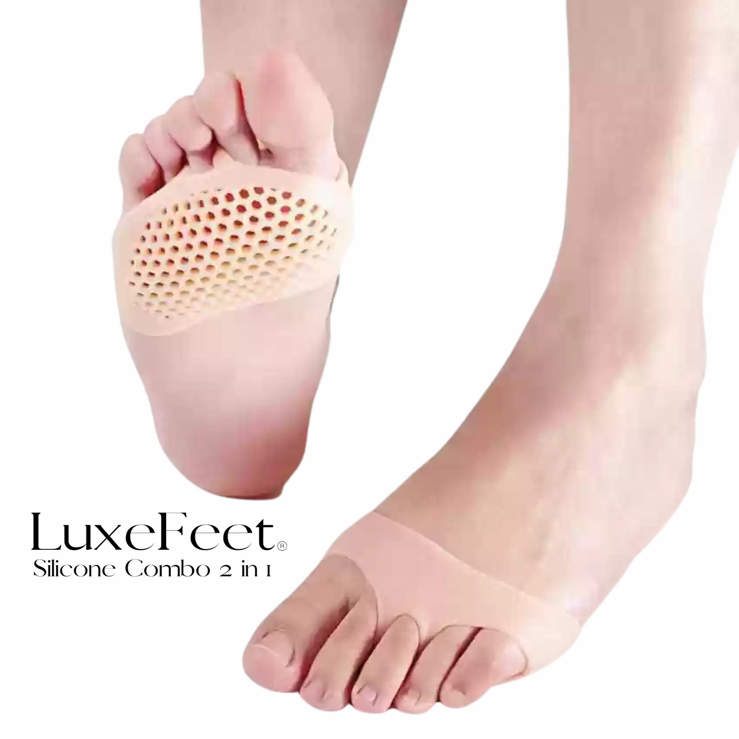 LuxeFeet® - Combo de Almohadillas de Silicona