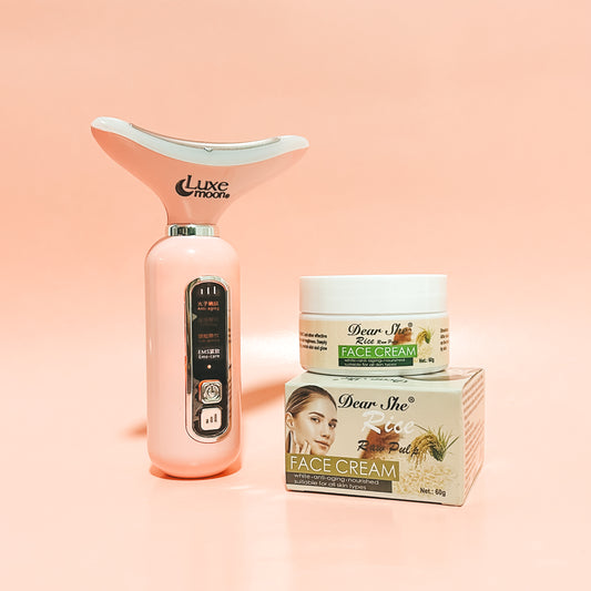LuxeMoon® - Masajeador Facial LED
