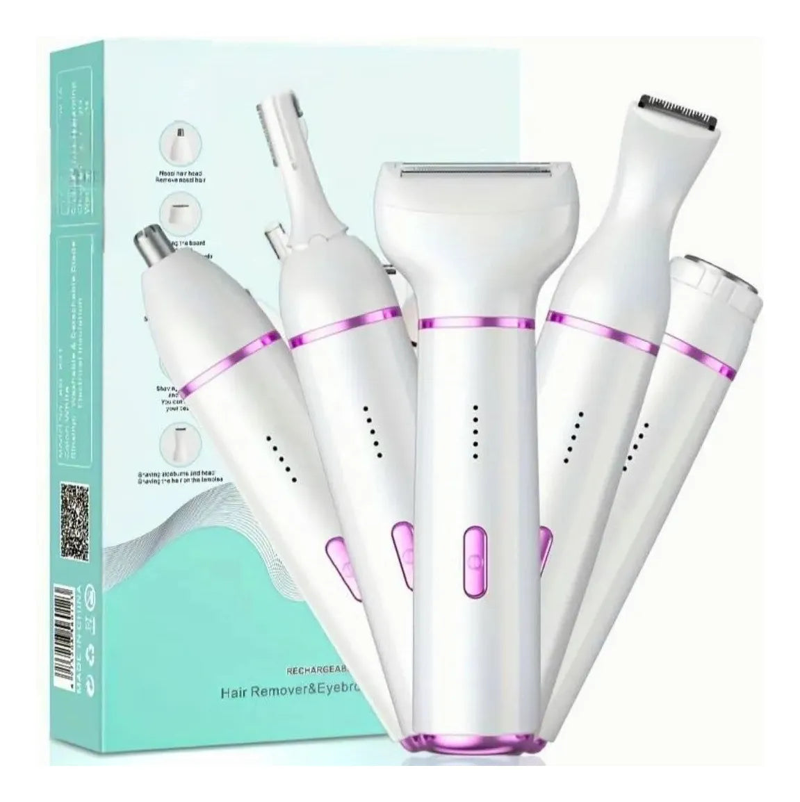Depiladora LuxeTrim® 5X - Contra Agua y 5 en 1