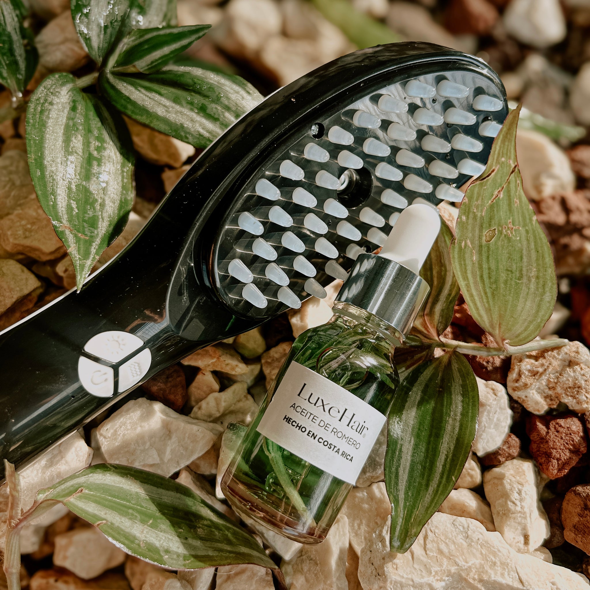 LuxeHair® - Cepillo de Vapor Masajeador Capilar para el Cabello