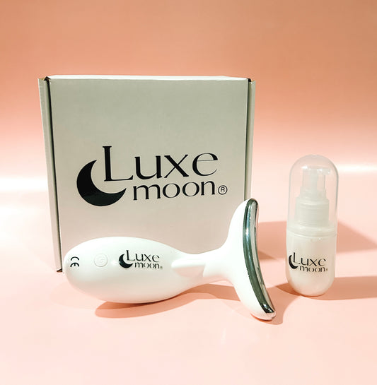 LuxeMoon® - Masajeador Facial LED