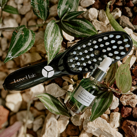 LuxeHair® - Cepillo de Vapor Masajeador Capilar para el Cabello