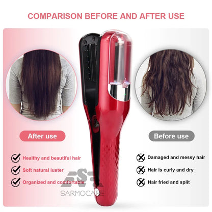 LuxeTrim Brush™ – Cepillo Inteligente para Eliminar Puntas Abiertas al Instante