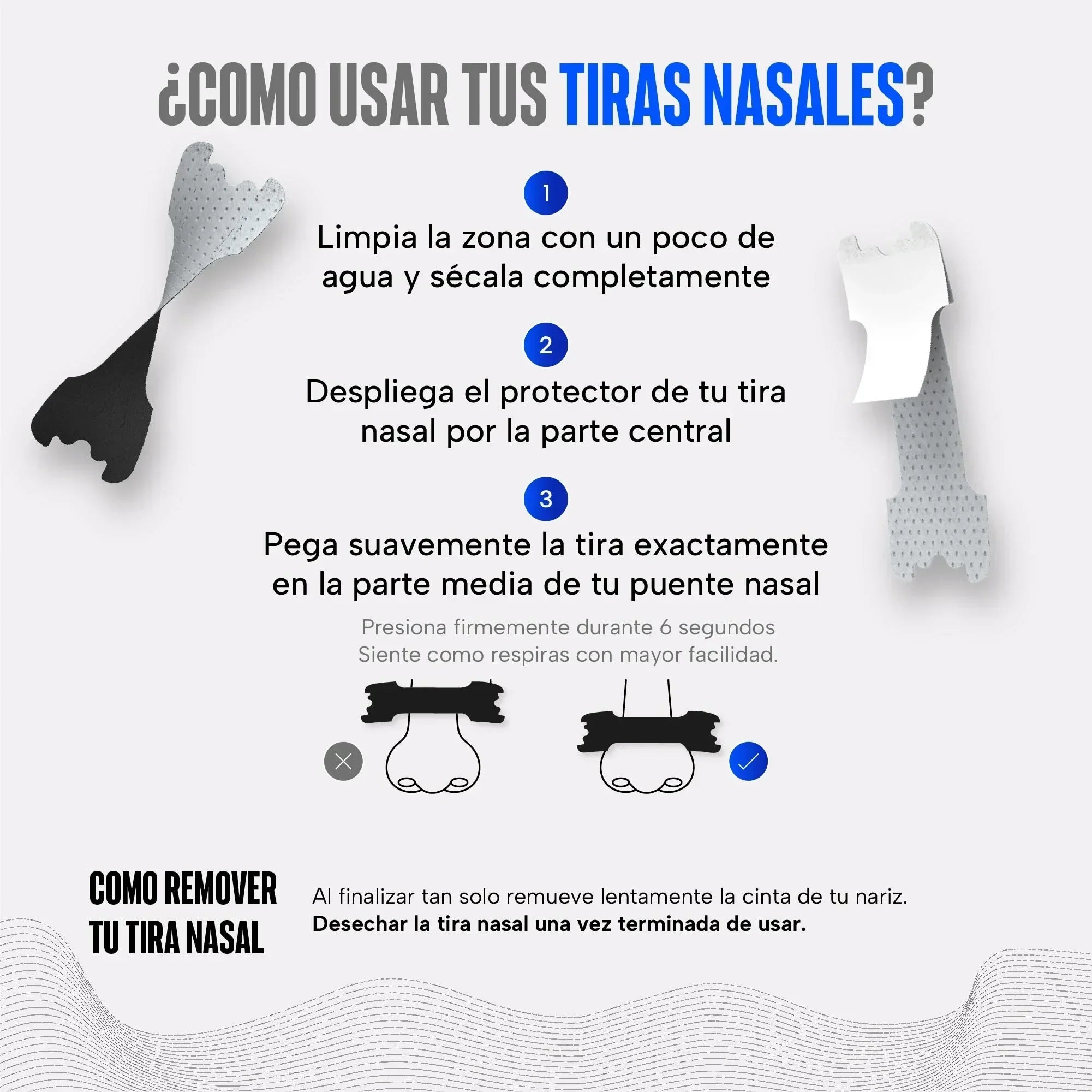 Luxe Tiras Nasales Adhesivas: Pack Doble 2x1 (20 Tiras)