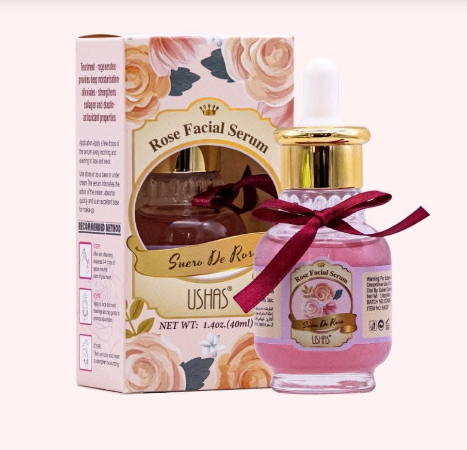Serum Facial Anti Edad de Rosas Ushas 40ml