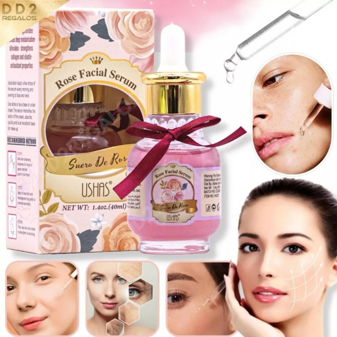 Serum Facial Anti Edad de Rosas Ushas 40ml