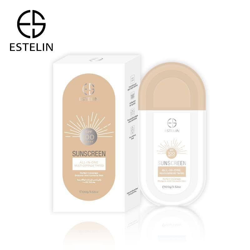 Protector solar con color spf 100 Estelin