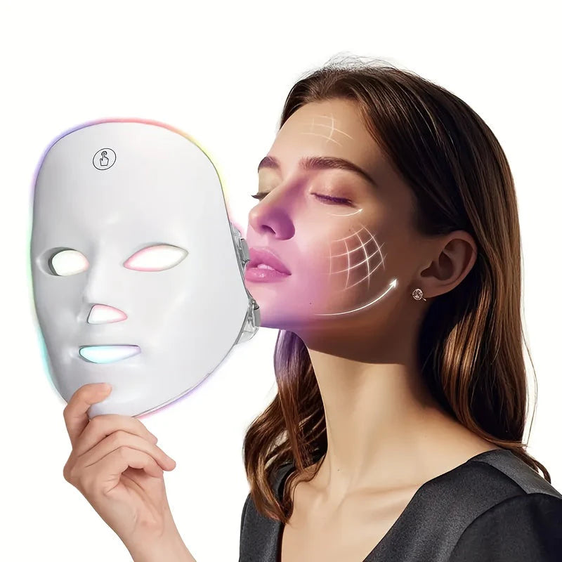 LumiSkin Pro™ – Máscara LED Facial 7 Colores