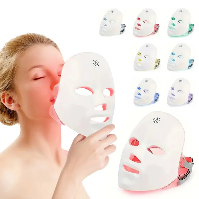 LumiSkin Pro™ – Máscara LED Facial 7 Colores