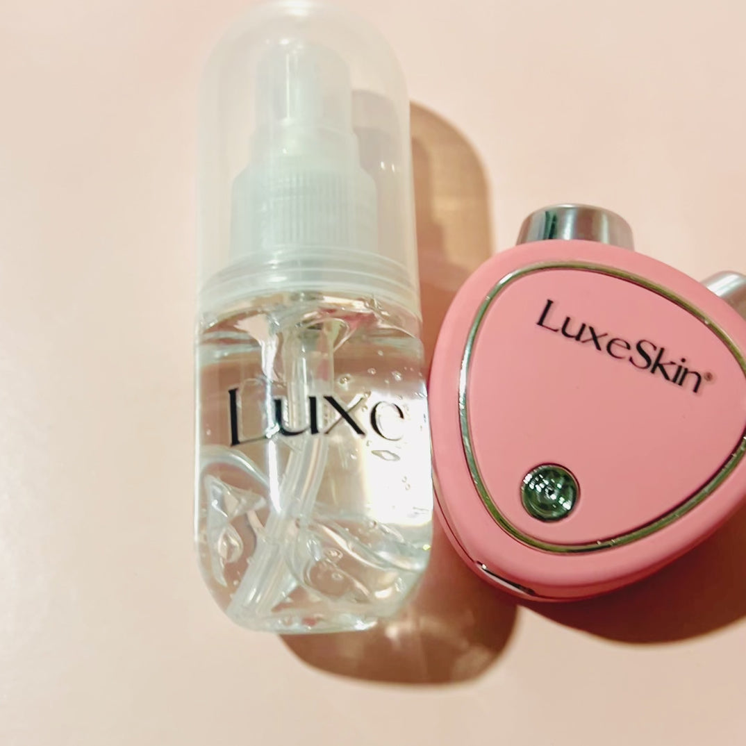LuxeSkin® - Masajeador de microcorriente facial