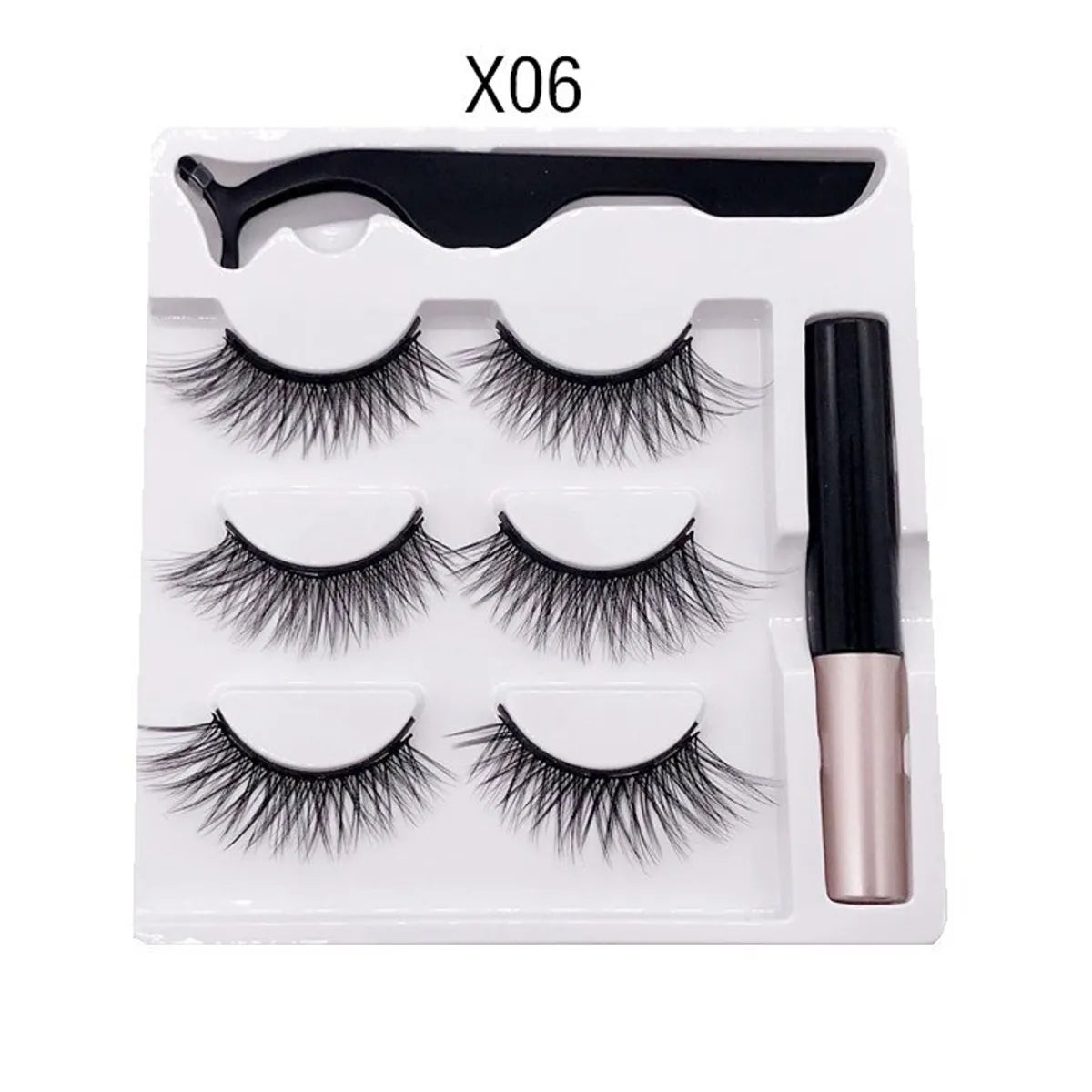 LuxeLash™ Kit de Pestañas con Delineador Magnético
