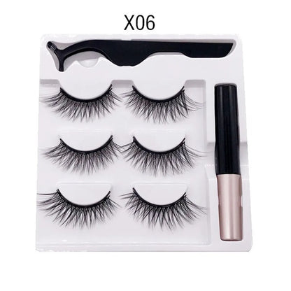 LuxeLash™ Kit de Pestañas con Delineador Magnético