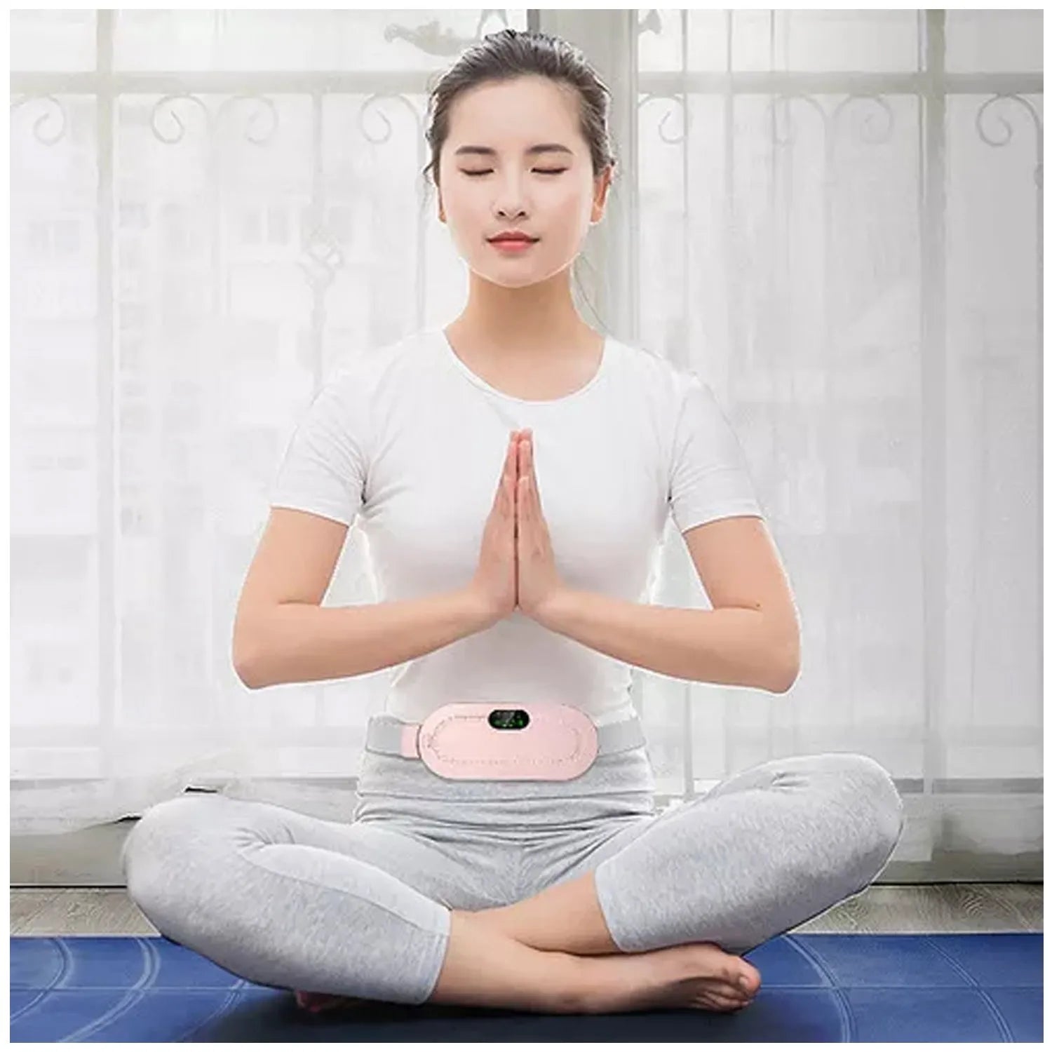 LuxeRelief® - Masajeador Térmico Menstrual